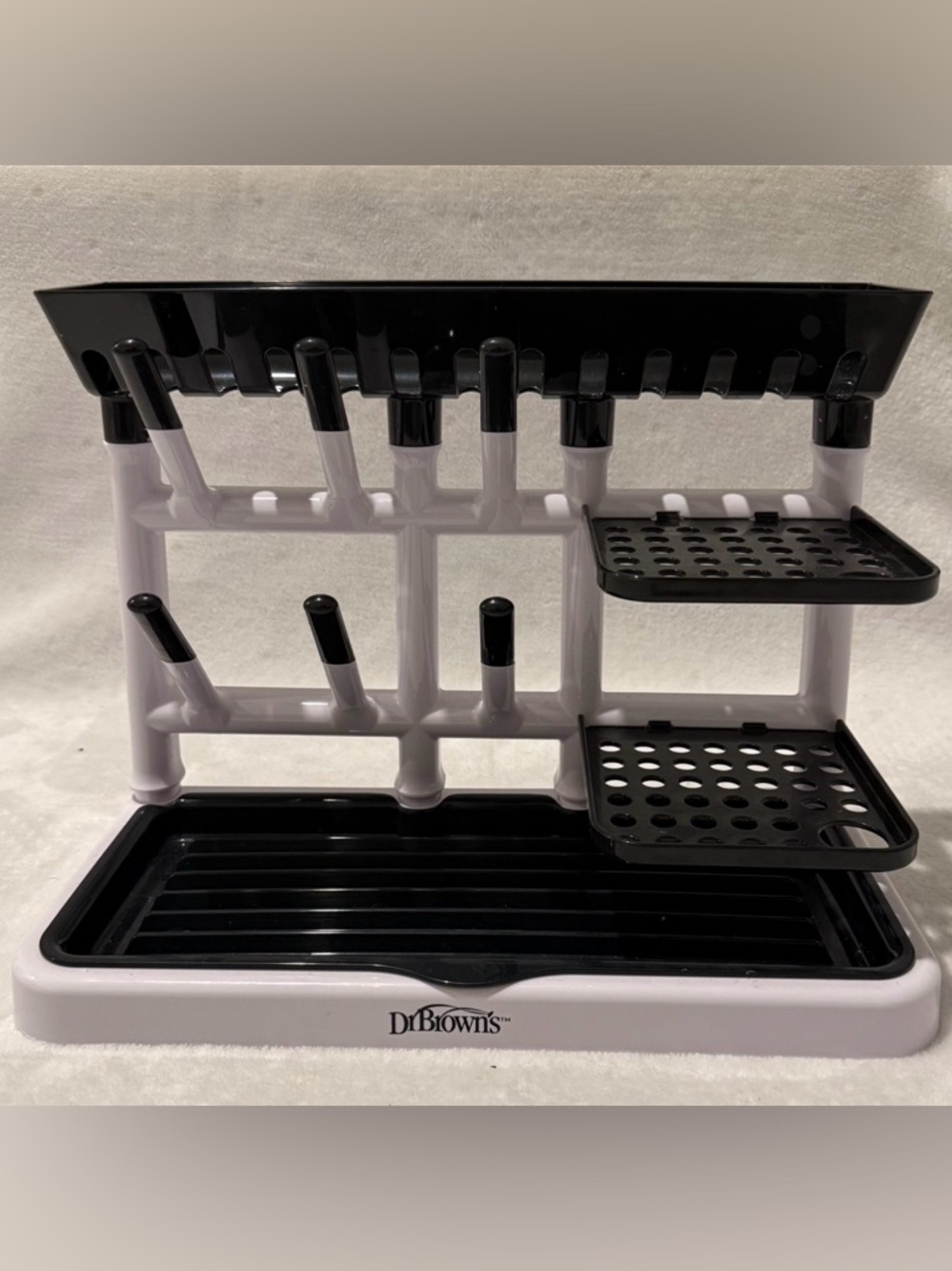 Dr. Brown’s Bottle Drying Rack Large Capacity Baby Feeding Organizer